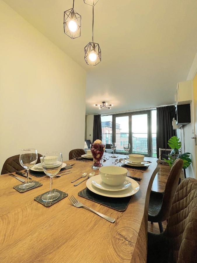Insta-Style Penthouse With Balcony Or 2B Apartment With Balcony Birmingham City Centre Zewnętrze zdjęcie