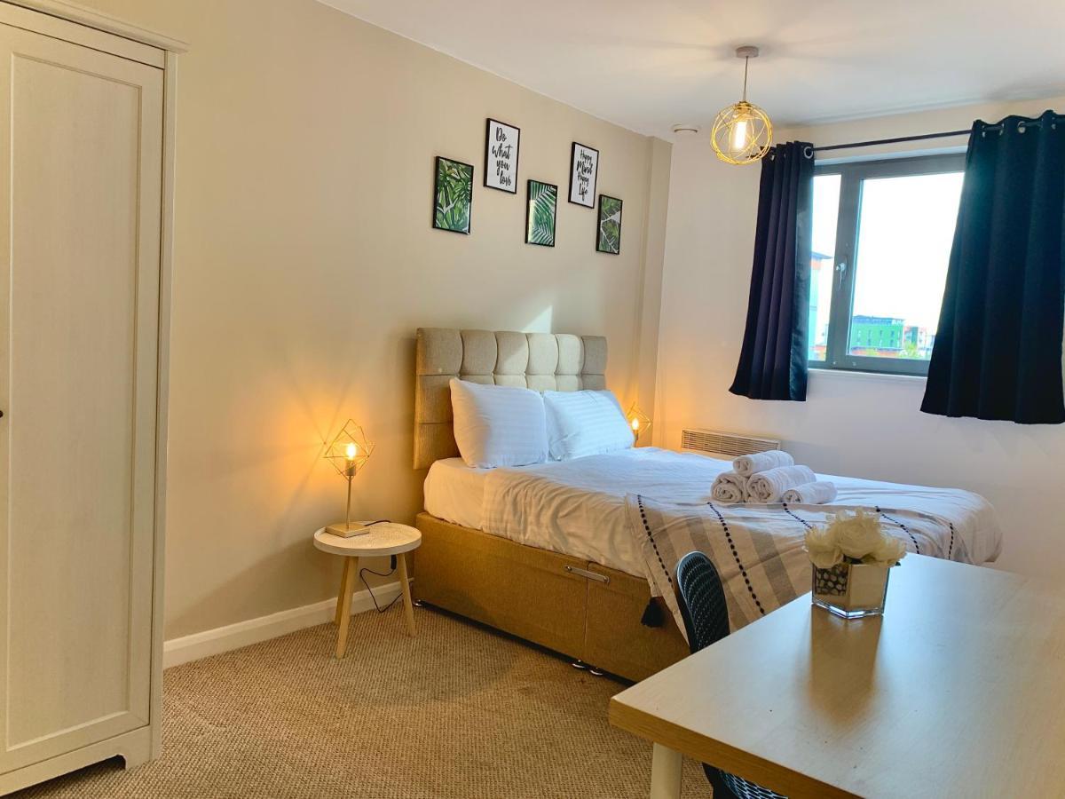 Insta-Style Penthouse With Balcony Or 2B Apartment With Balcony Birmingham City Centre Zewnętrze zdjęcie